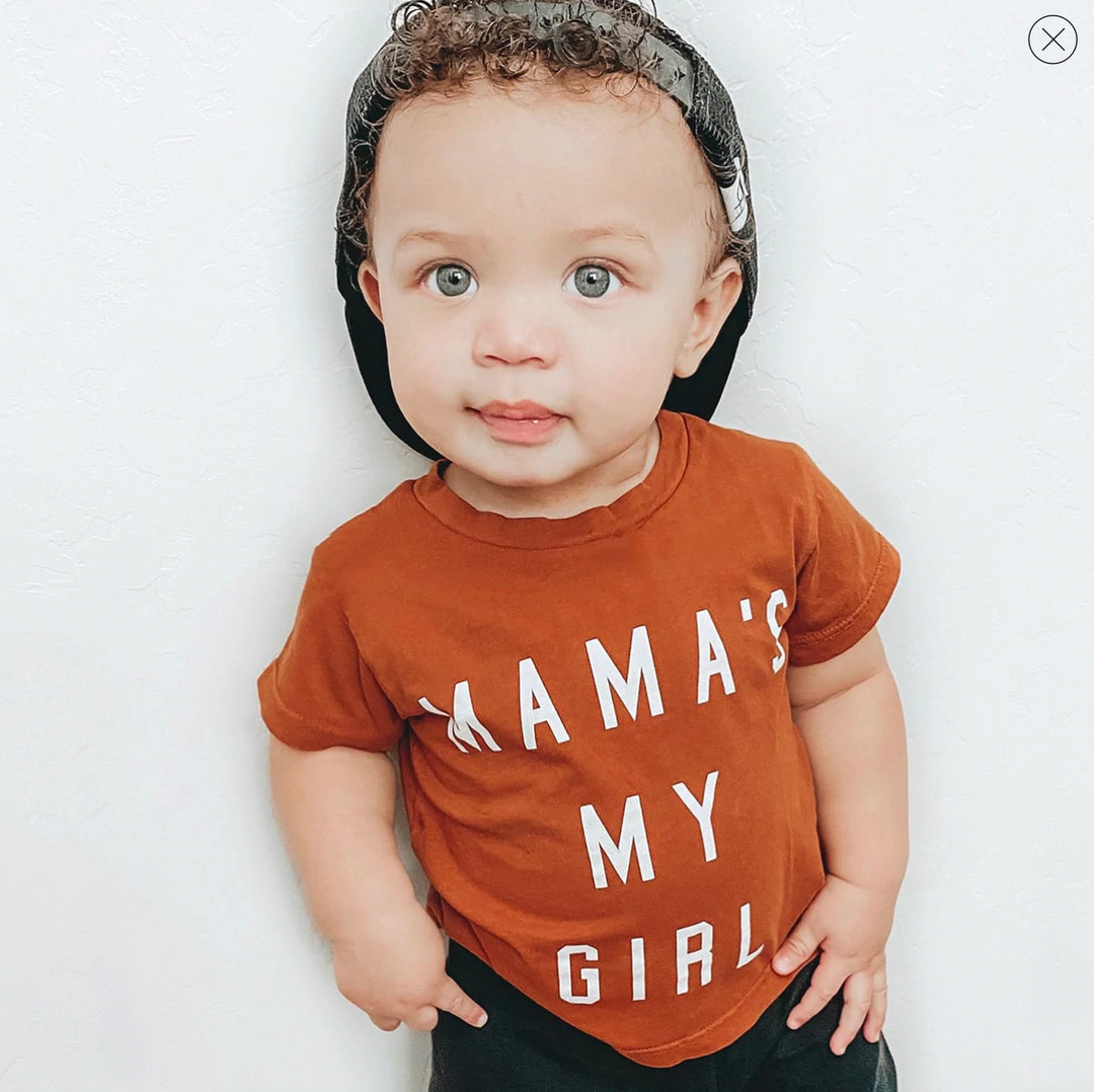 Ford and Wyatt - Mama's My Girl Tee in Football