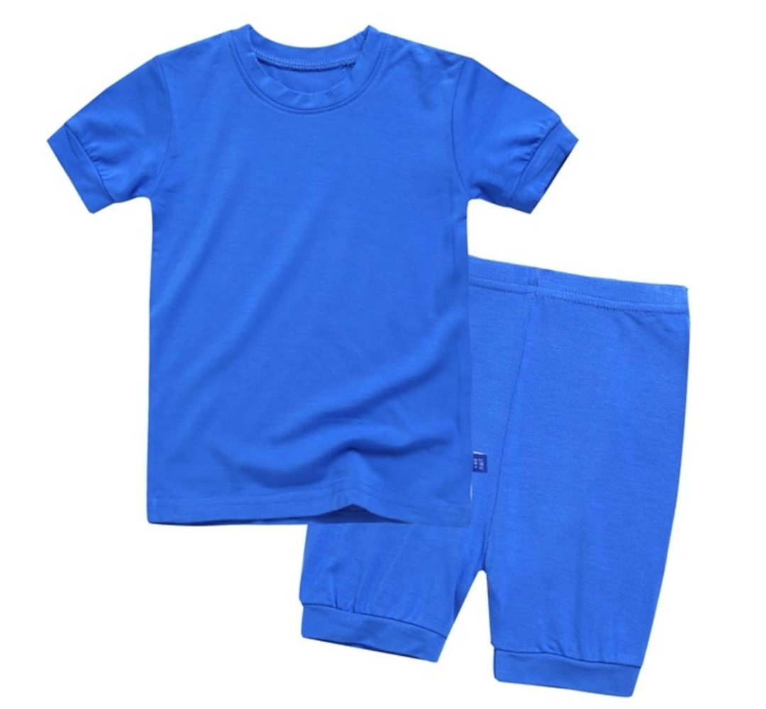 soft boys blue pajamas shorts