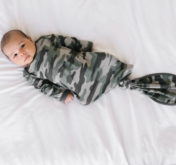 Little Sleepies - Vintage Camo Bamboo/Viscose Gown