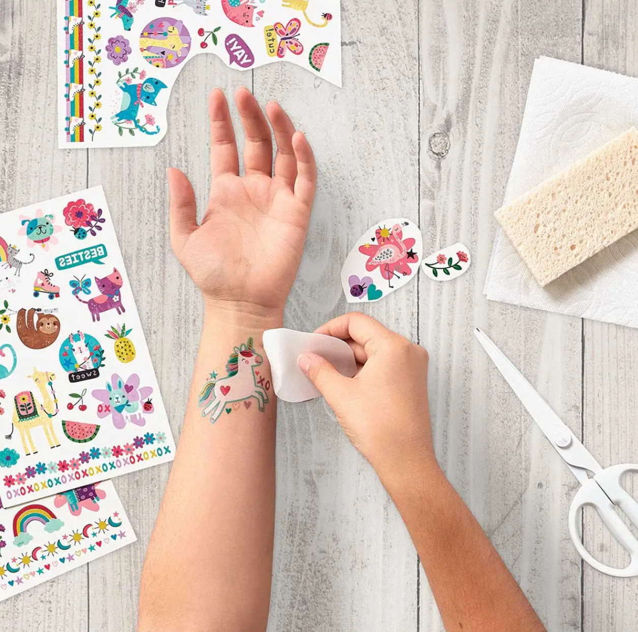 How To Put On Temporary Tattoos  Meri Meri  Meri Meri UK Retail