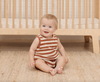 Quincy Mae - Terry Tank Short Set in Amber Stripe