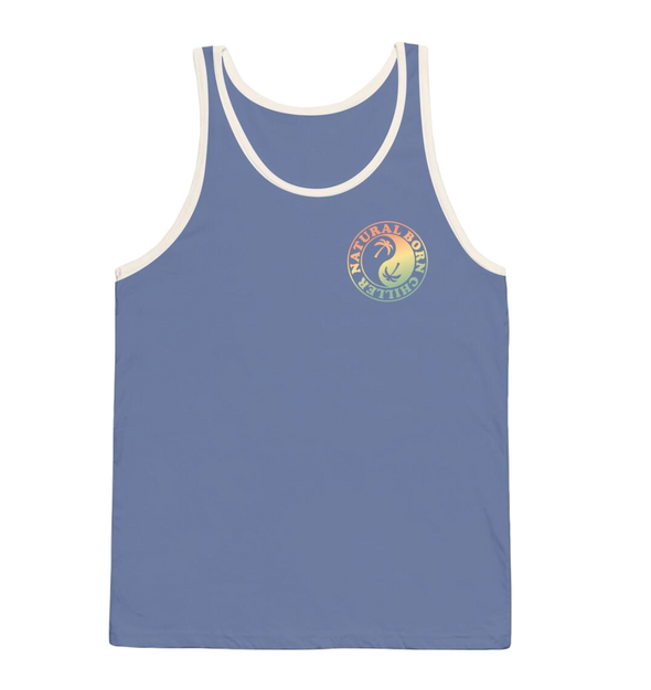 Tiny Whales - Natural Born Chiller Tank in Faded Navy