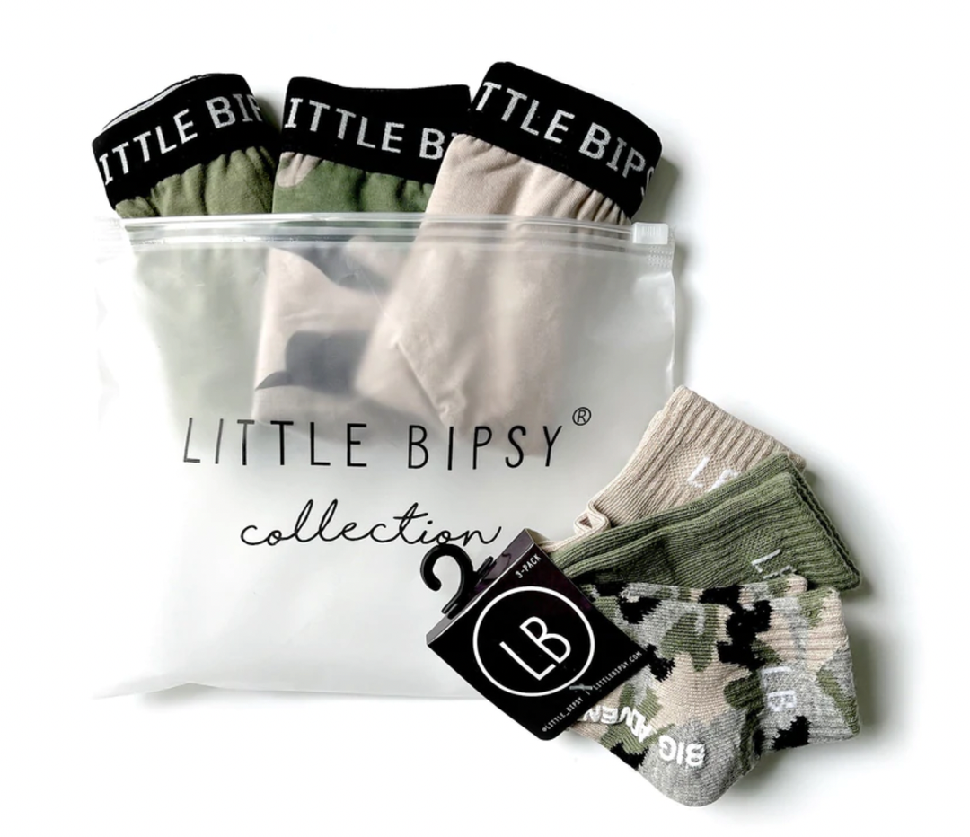 Little Bipsy - 3-Pack Socks - Camo Mix