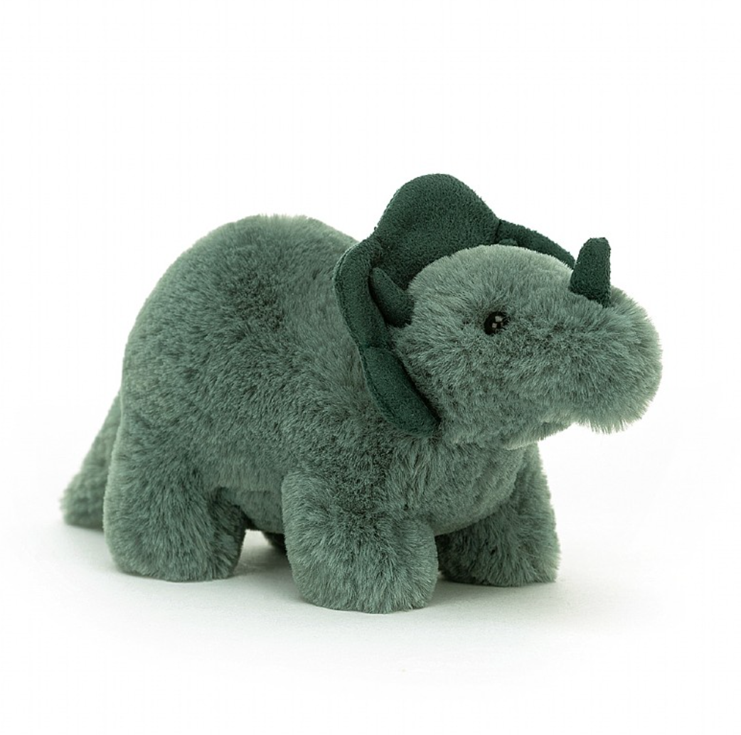 Jellycat - Fossilly Triceratops Mini - 4"