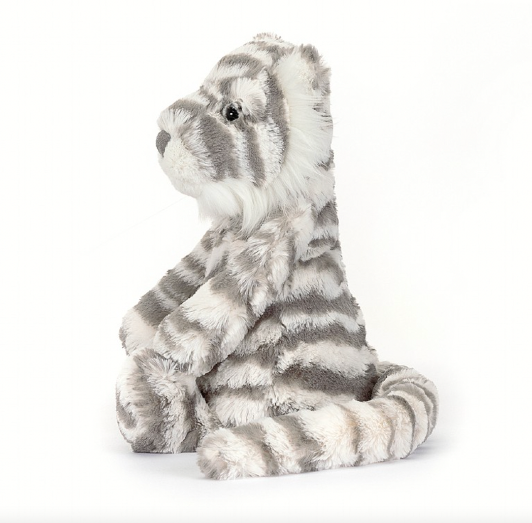 Jellycat -  Medium Bashful Snow Tiger - 12"