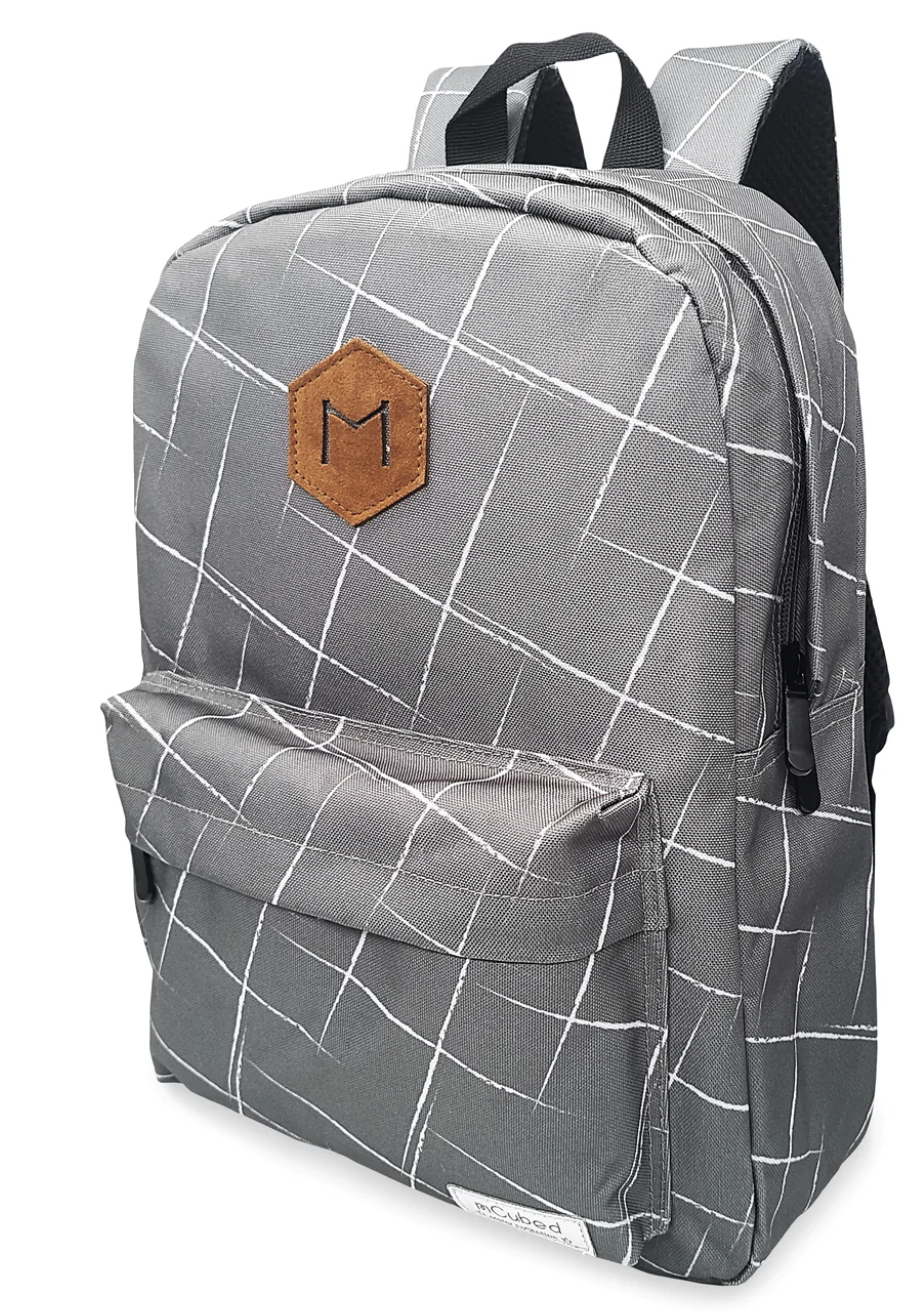 mCubed - Children's Backpack in Grey w/ White Chalk