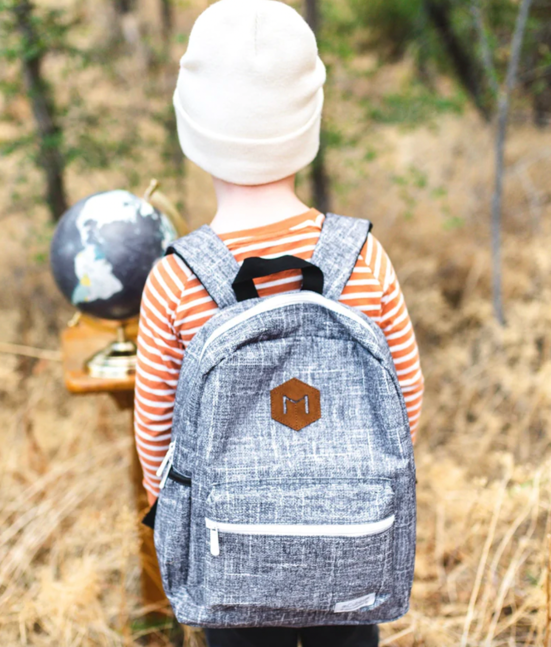 mCubed - Children's Backpack in Grey Denim