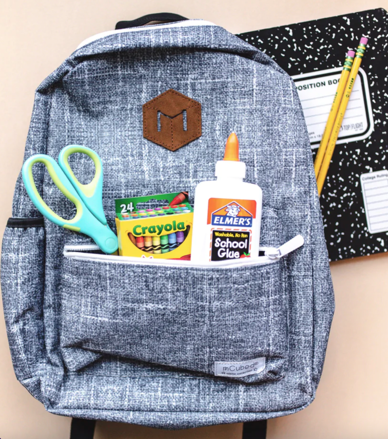 How to sew a stylish school backpack easily - diy backpack! - YouTube