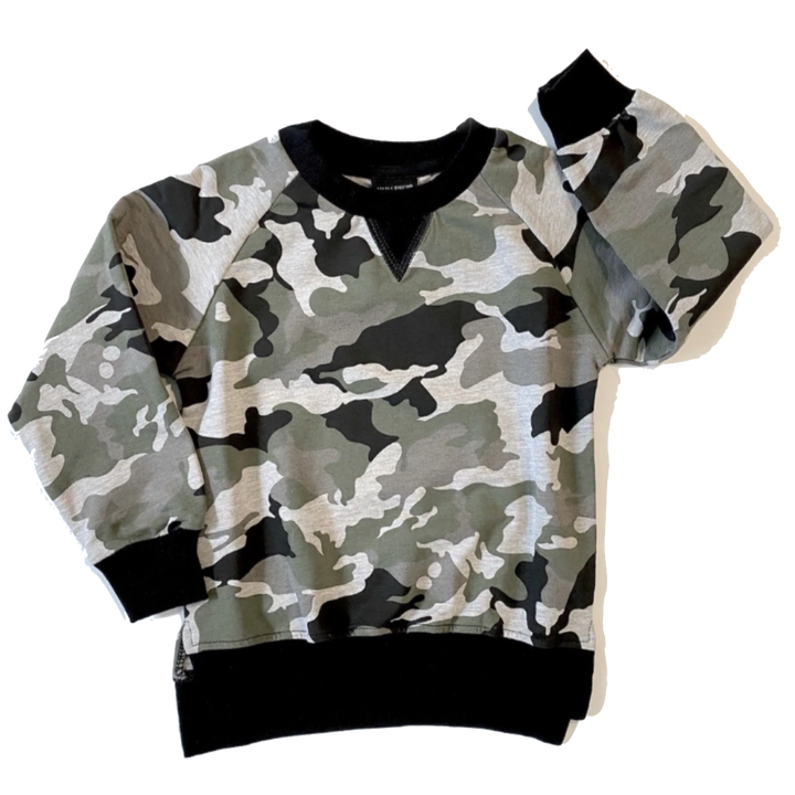 Little Bipsy camo pullover