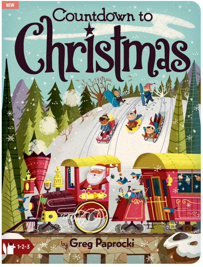 Greg Paprocki Countdown to Christmas board book