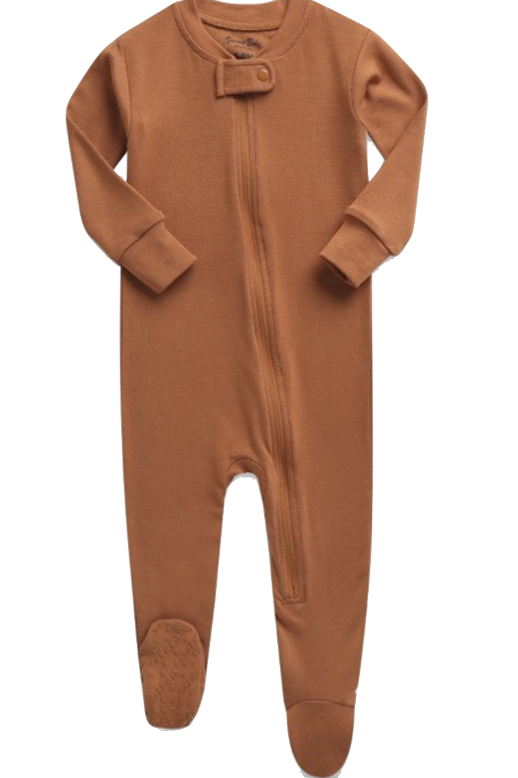 Rust baby one piece