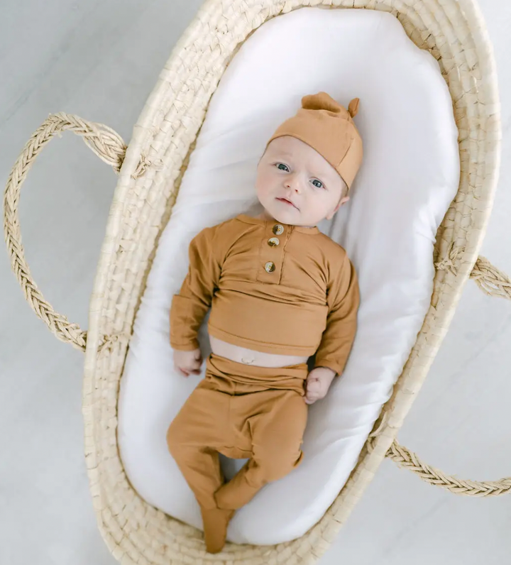 Stroller Society - Infant Two-Piece Set in Camel