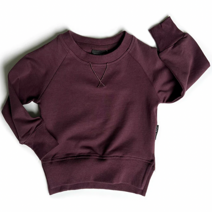 Little Bipsy - Pullover Sweatshirt in Black Cherry