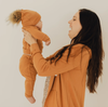 Babysprouts Slim Harem Pants in Butterscotch (0-3mo)