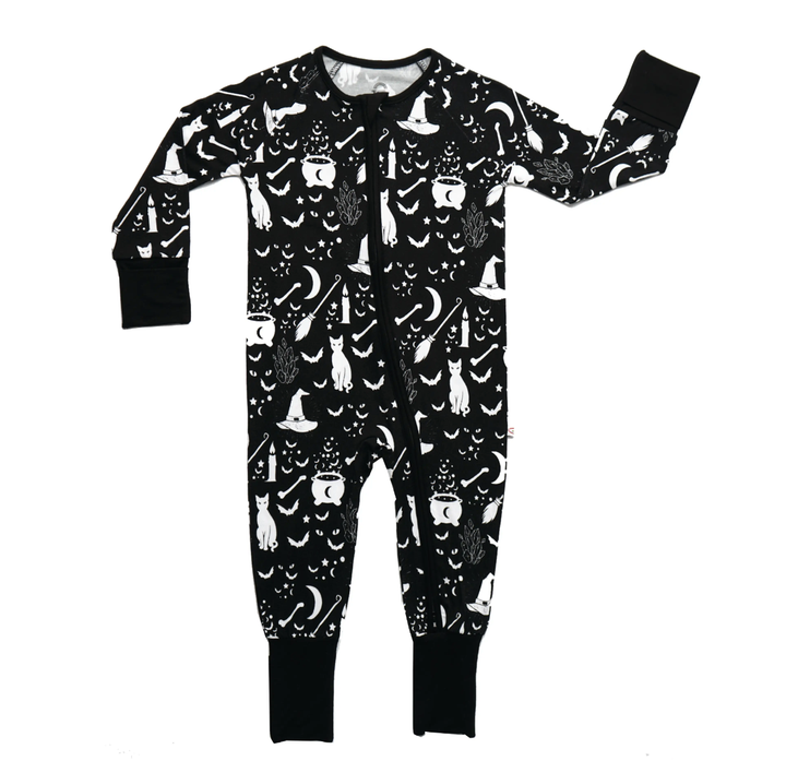Emerson and Friends - Hocus Pocus Halloween Bamboo Baby Footed PJs