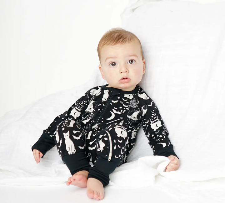 Emerson and Friends - Hocus Pocus Halloween Bamboo Baby Footed PJs
