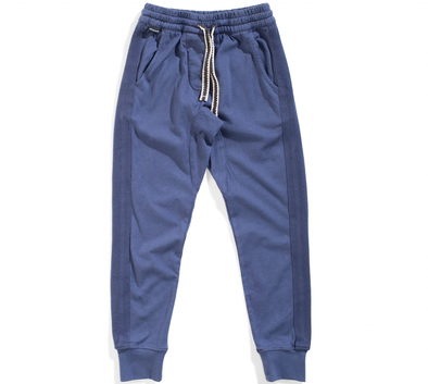 Munster Kids -  Jersey Tape 2 Jogger Pant in Washed Dk Denim