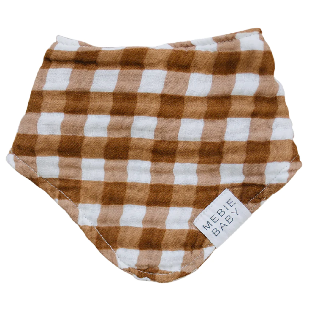 Mebie Baby organic gingham bib