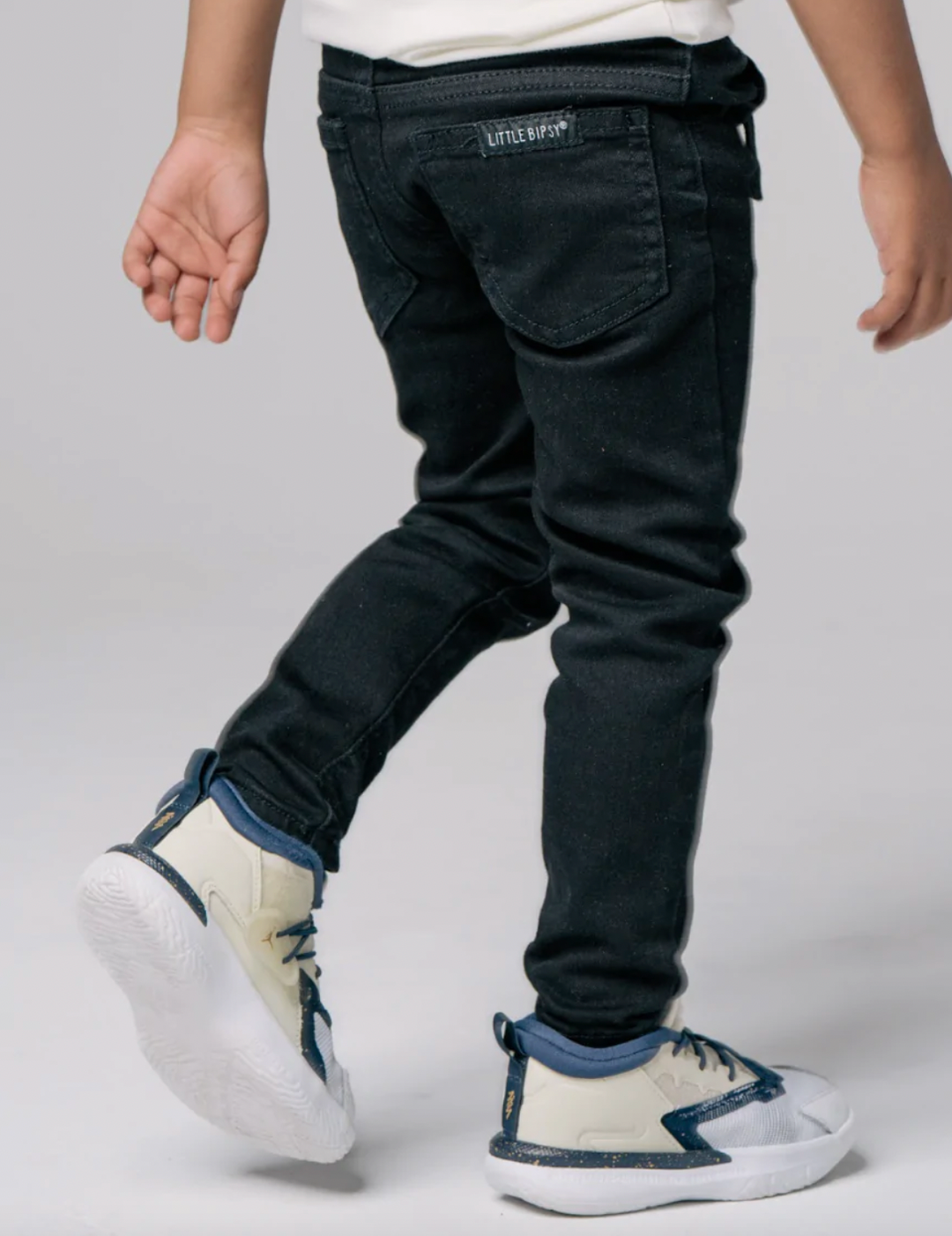 Little Bipsy - Denim in Solid Black