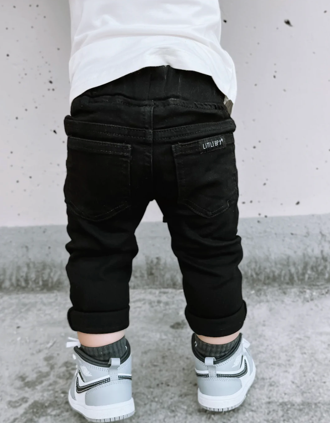 Little Bipsy - Denim in Solid Black