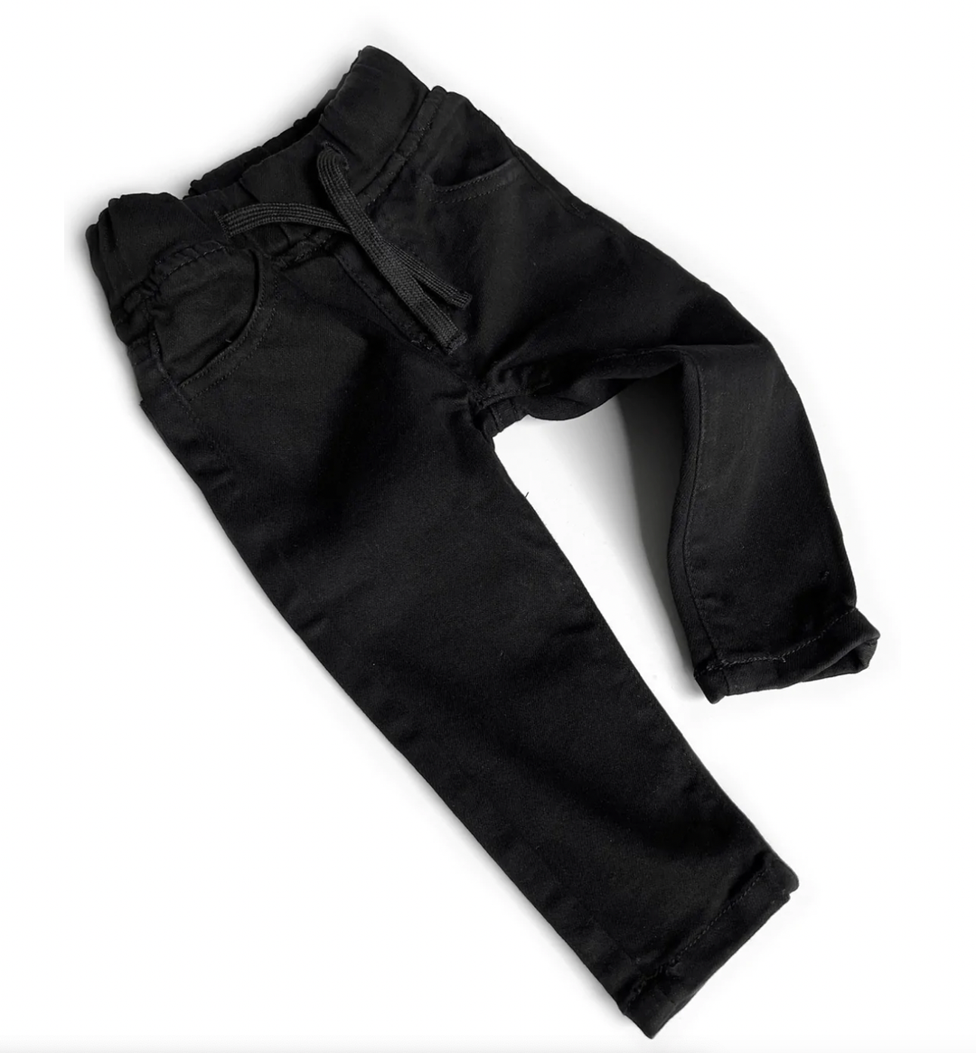 Little Bipsy - Denim in Solid Black