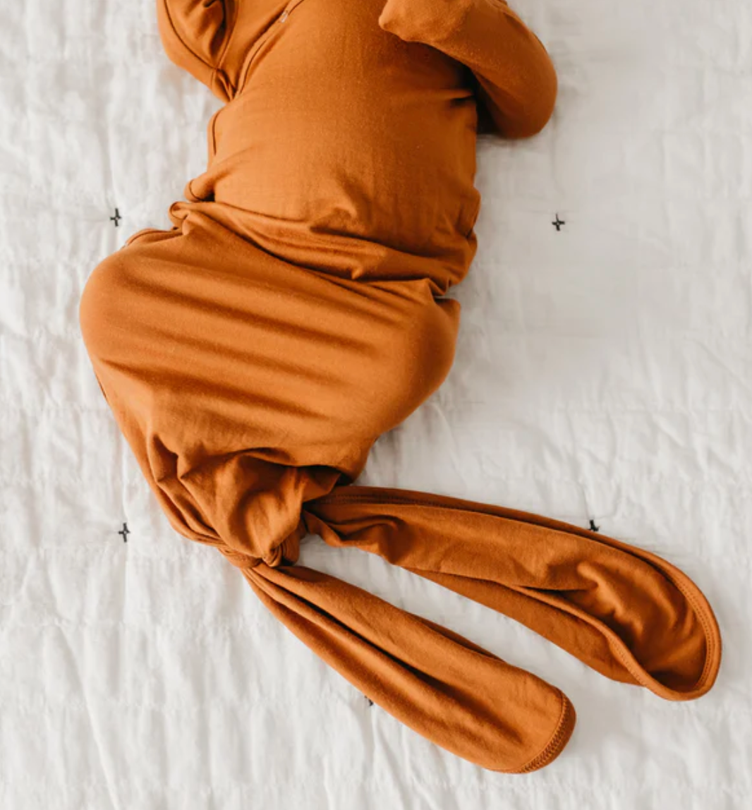 Copper Pearl - Newborn Knotted Gown in Powell