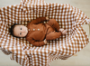 Mebie Baby - Classic Romper in Rust