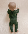 L'oved Baby - Organic French Terry and Jogger Set in Forest
