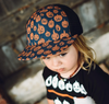 Kids  pumpkin trucker hat