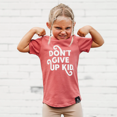 Don't give up kid tshirt