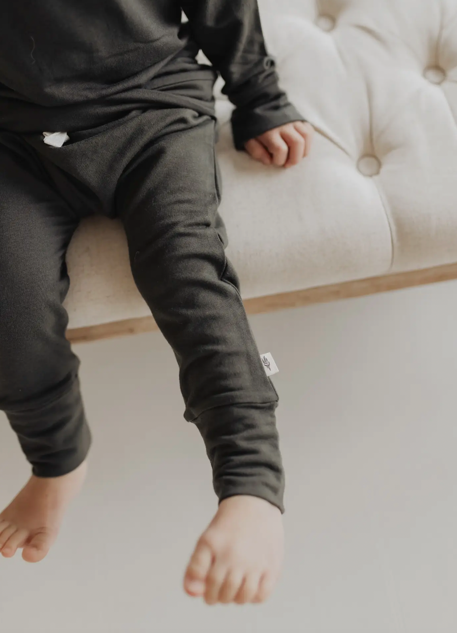 Babysprouts - Slim Harem Pants in Graphite