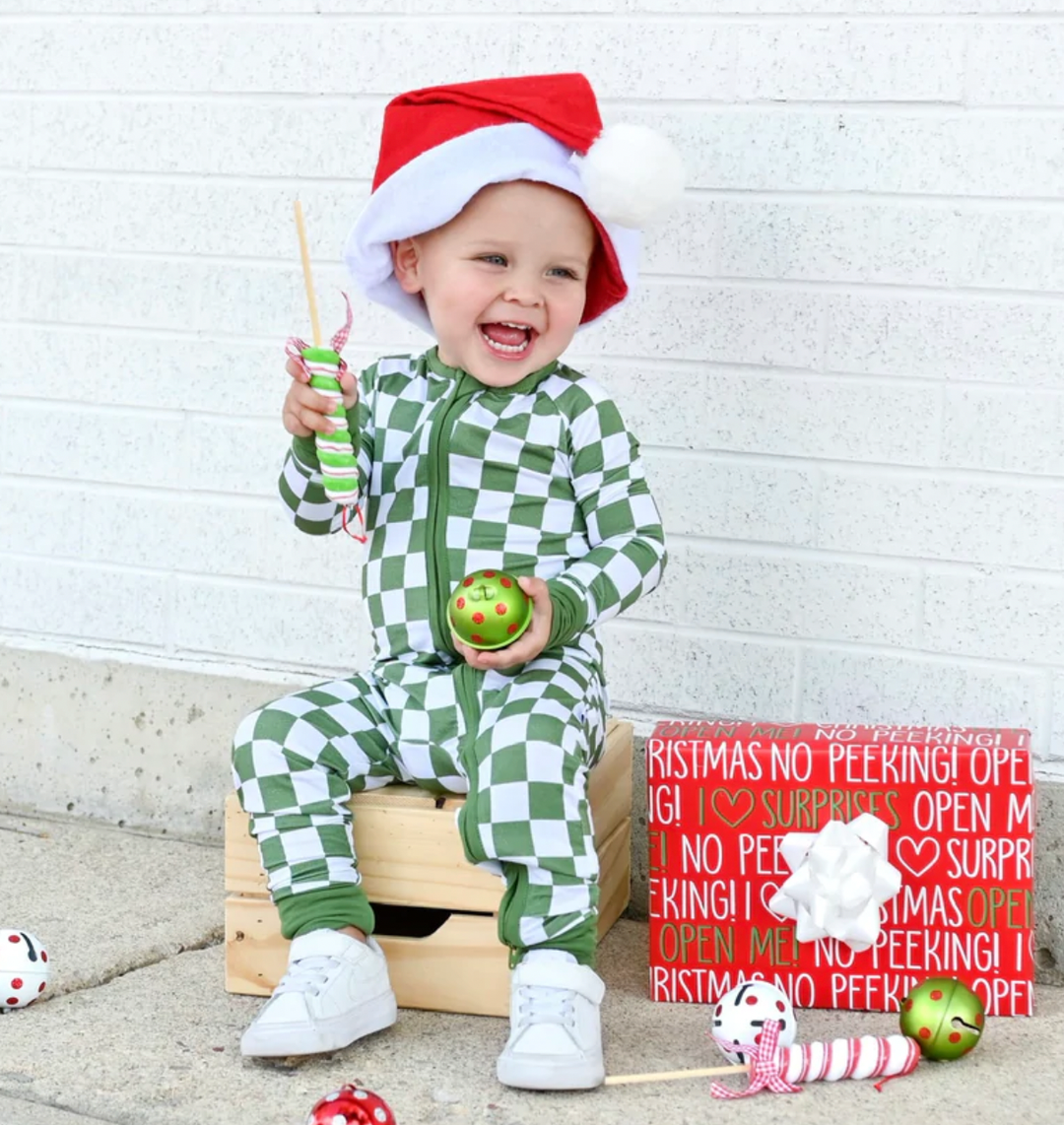 Mr Grinch Romper & Accessories First Christmas Dress Romper First