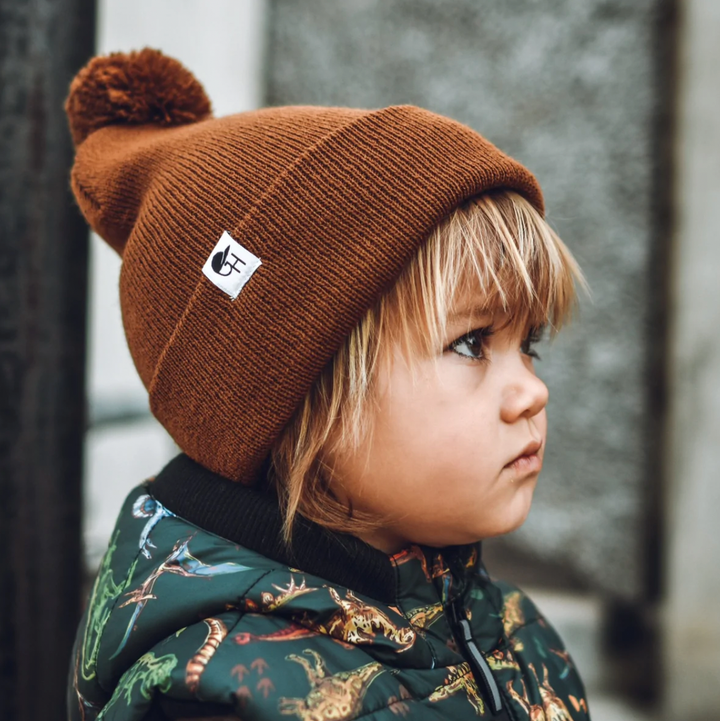 George Hats - Pom Beanie in Camel