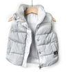 Little Bipsy - Sherpa Lined Puffer Vest in Ice