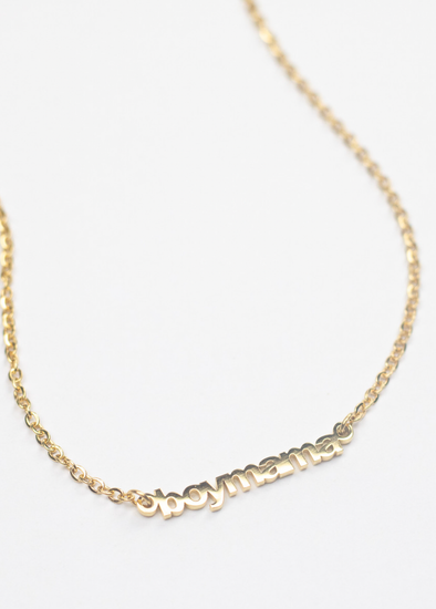 LeLaLo - Women's Boy Mama Necklace in Gold