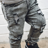 George Hats - Acid Wash Denim in Grey Wash