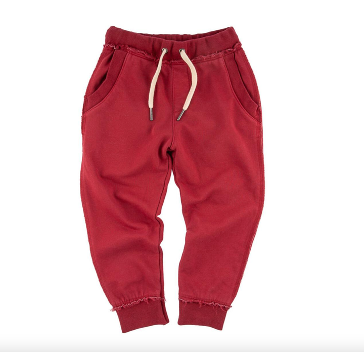 Miki Miette - Boys Ziggy Joggers in Berry