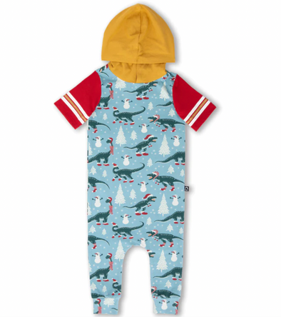Rags Holiday Dinos romper