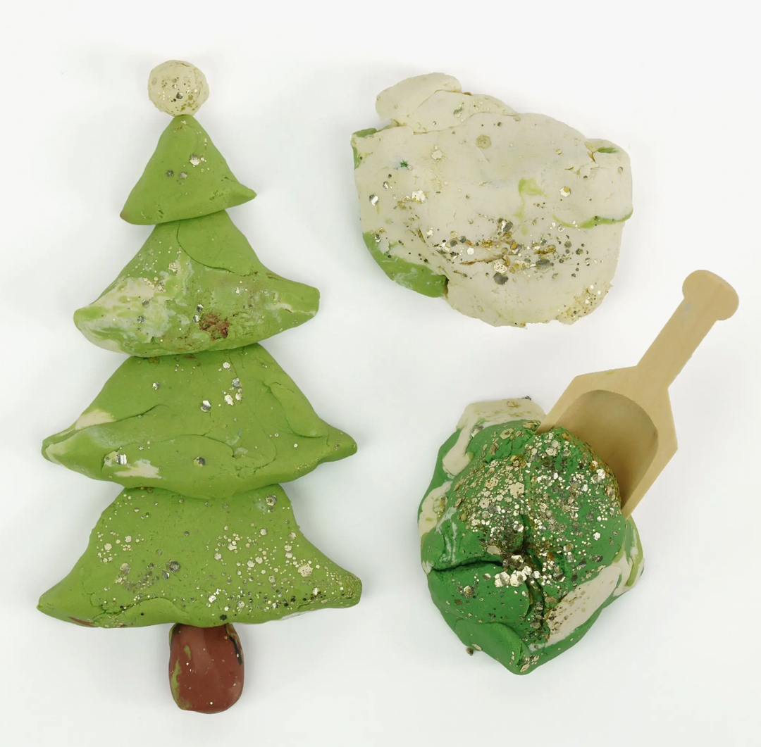 Land of Dough - Luxe Cup Natural Play Dough - Reindeer Games