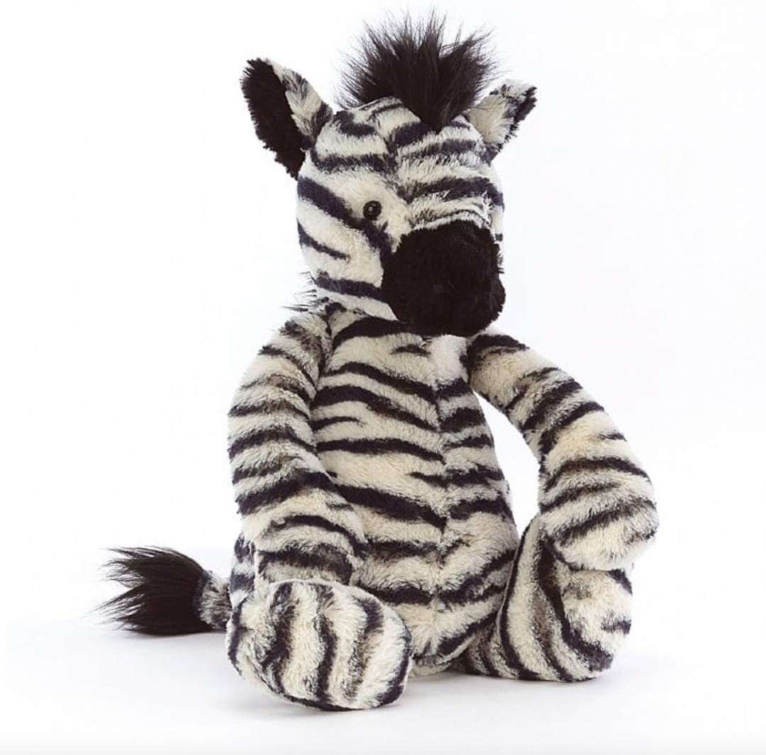 Jellycat - Medium Bashful Zebra - 12"