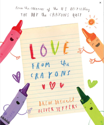 Love from the Crayons by Drew Daywalt - Hardcover Book