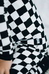 Dream Big Little Co - Black and White Checkers Dream PJ Set (18-24mo)