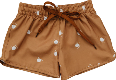 Mebie Baby - Sunshine Swim Shorts in Camel