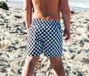 George Hats - Hybrid Swim Shorts in 3D Checks (6-12mo and 4/5)