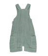 L'oved Baby - Cuffed Muslin Overall in Sprig (9-12mo)