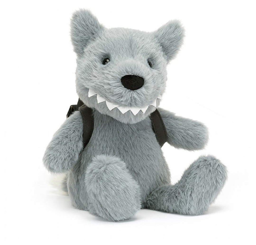 Jellycat - Backpack Wolf - 9"