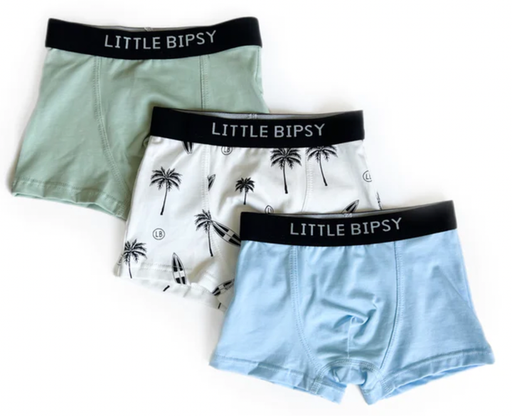 Little Bipsy - Surf's Up Boxer Briefs 3-Pack