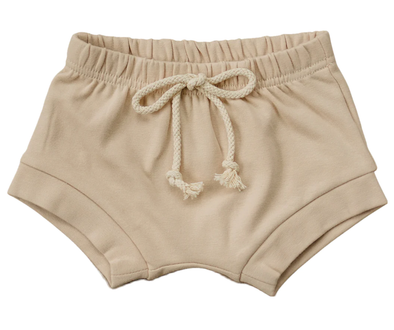 Mebie Baby - Baby Cotton Shorts in Oat