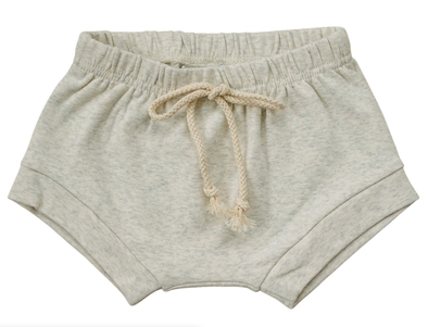 Mebie Baby - Baby Cotton Shorts in Heather Grey