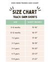 George Hats - Track Swim Shorts in Black/White Checks